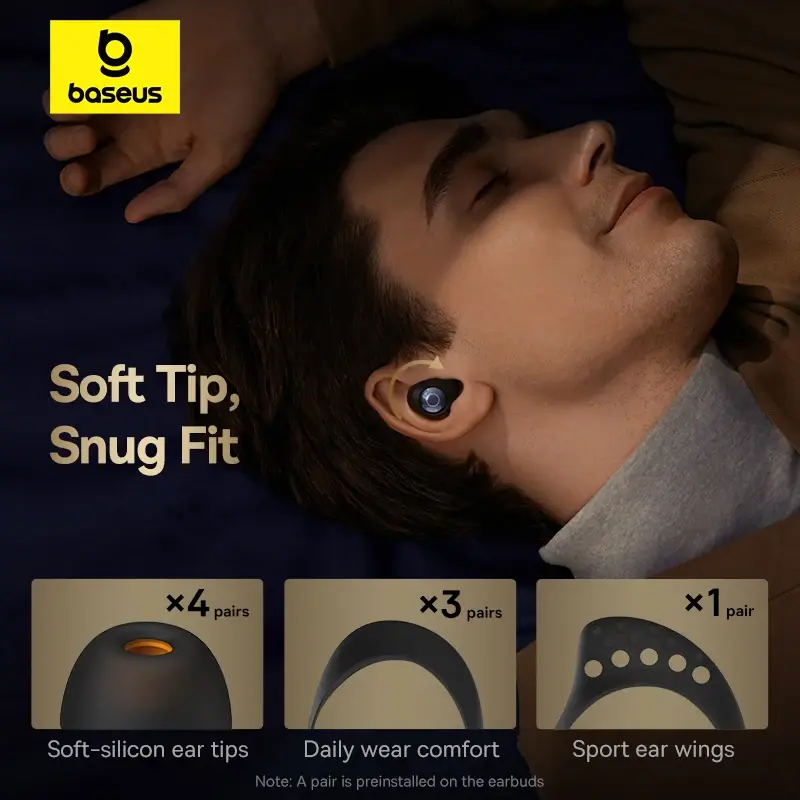 Thumbnail: Baseus Bowie MA10 Pro ANC Earbuds – 48dB Noise Cancelling Bluetooth 5.3