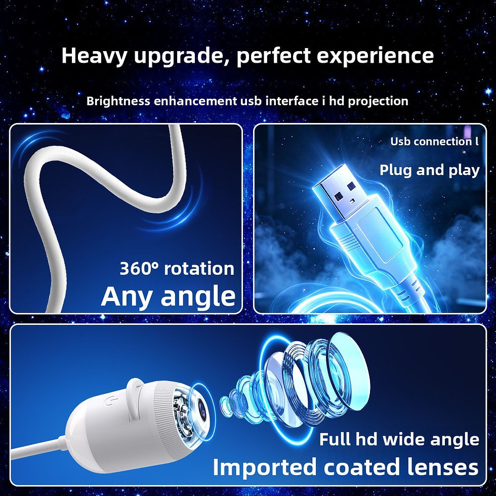 Thumbnail: Creative Starry Sky LED Projection Night Light