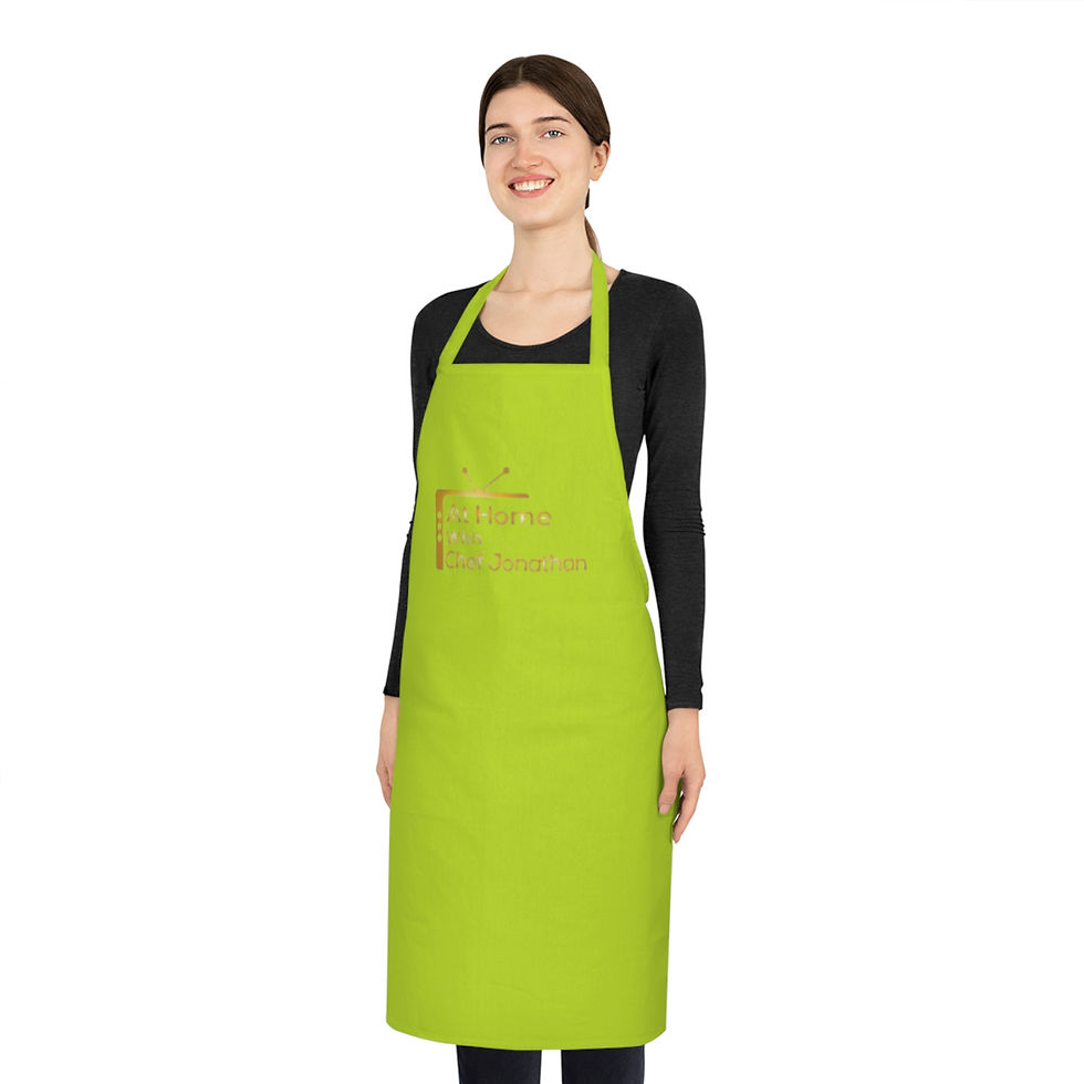 Thumbnail: Apron - "At Home with Chef Jonathan" Cotton Kitchen Apron