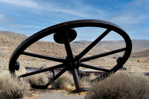 Old Mining Town Remnants in Bodie, CA