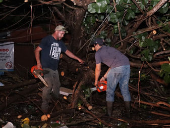 Atienden cuadrillas del Ayuntamiento de Colima afectaciones tras fuerte tormenta del domingo