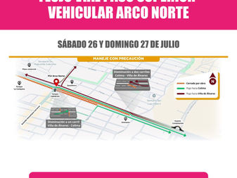 En sentido VdeA a Colima cerrarán carriles centrales del Tercer Anillo 