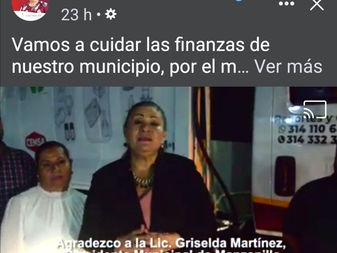 Se solidariza alcaldesa de Manzanillo con la población coquimatlense