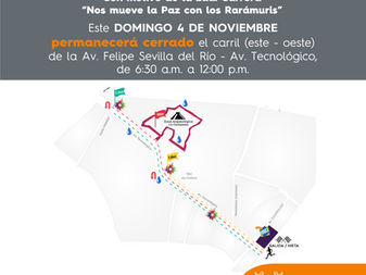 Habrá cierre de calles y avenidas para este domingo por eventos deportivos