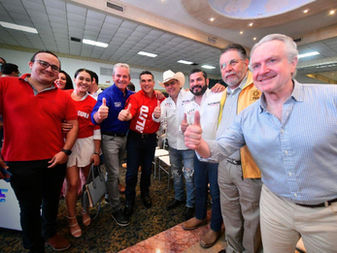 En Durango se siente el ánimo y la fuerza del PRI, PAN y PRD, vamos a ganar: Alejandro Moreno