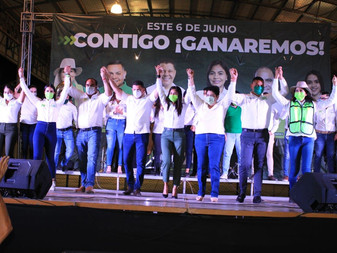 Cierra campaña Virgilio Mendoza en Villa de Álvarez