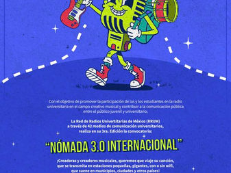 Invitan a participar en concurso musical nacional Nómada 3.0 Internacional