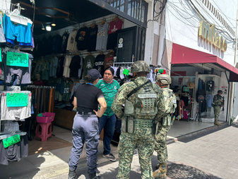 Policía Municipal de Colima fortalece acciones de prevención del delito con operativo coordinado en el Centro de la ciudad