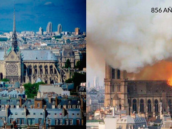 Tragedia en París, incendio devasta la Catedral de Notre Dame