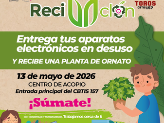 Hará Villa de Álvarez Reciclón en el CBTIS 157 el miércoles
