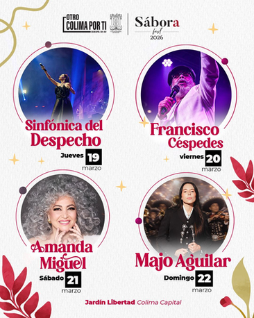 Alcalde Riult Rivera presentó la cartelera y el programa oficial del festival Sábora Fest 2026