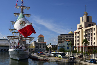 Fuego Olímpico viaja de La Habana, Cuba al Puerto de Veracruz