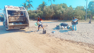 𝗦𝗲𝗿𝘃𝗶𝗰𝗶𝗼𝘀 𝗣𝘂́𝗯𝗹𝗶𝗰𝗼𝘀 𝗰𝗼𝗻𝘁𝗶𝗻𝘂́𝗮 𝗹𝗮𝗯𝗼𝗿𝗲𝘀 𝗱𝗲 𝗹𝗶𝗺𝗽𝗶𝗲𝘇𝗮 𝗲𝗻 𝘇𝗼𝗻𝗮 𝗰𝗼𝘀𝘁𝗲𝗿𝗮 𝗱𝗲 𝗧𝗲𝗰𝗼𝗺𝗮́𝗻