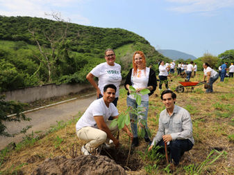 Con 520 árboles inicia ReforestAcción 2025, en el campus Coquimatlán