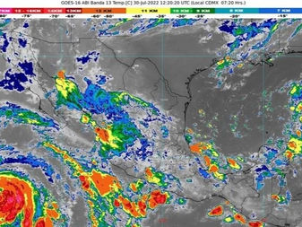 Continuarán lluvias fuertes en Colima este fin de semana