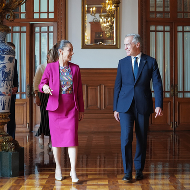El primer ministro Carney se reúne con la presidenta de México, Claudia Sheinbaum