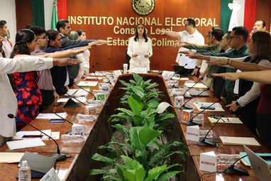 Instala INE Colima Consejo Local para el Proceso Electoral Federal y Concurrente 2026-2027