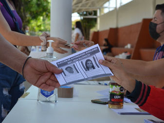 Este domingo, eligieron a autoridades auxiliares en Cuauhtémoc