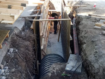 Colectores pluviales de Niños Héroes y Jerónimo Arzac con avance del 70% y 60%