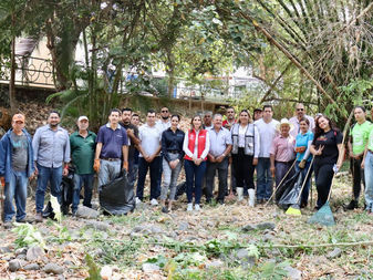 Encabeza Margarita Moreno “EcoBrigadas Contigo” en el arroyo Manrique