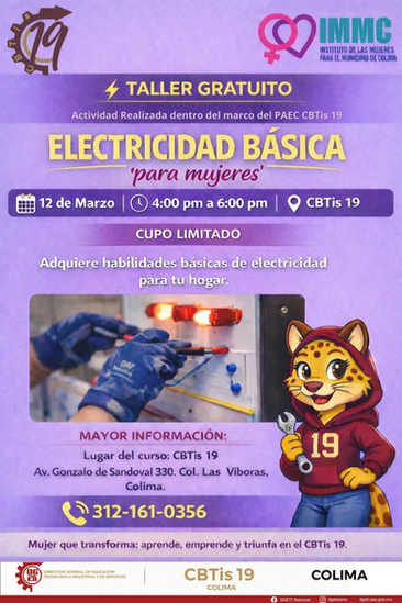 Alcalde Riult Rivera, en coordinación con el CBTIS 19, organizan talleres para empoderar a la mujer