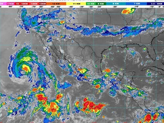 Alerta PC sobre fuertes lluvias en Colima en las próximas horas