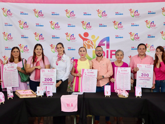 Anuncia Tey Gutiérrez las actividades del Mes Rosa; habrá 200 mastografías gratis