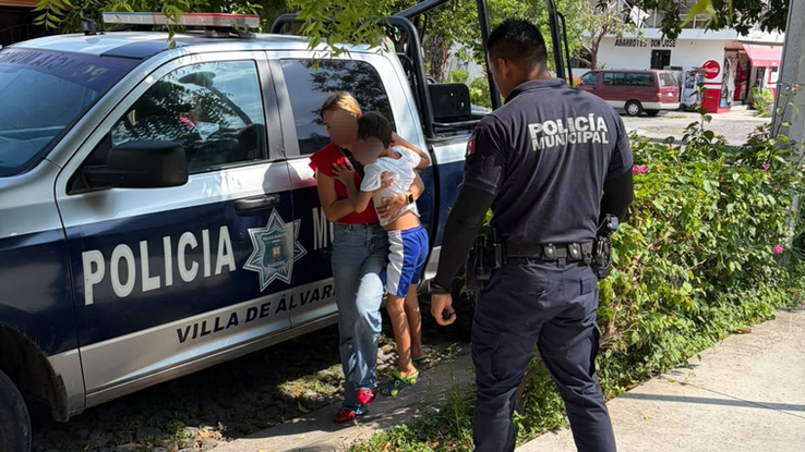 Localiza Policía Municipal de VdeA a un niño extraviado