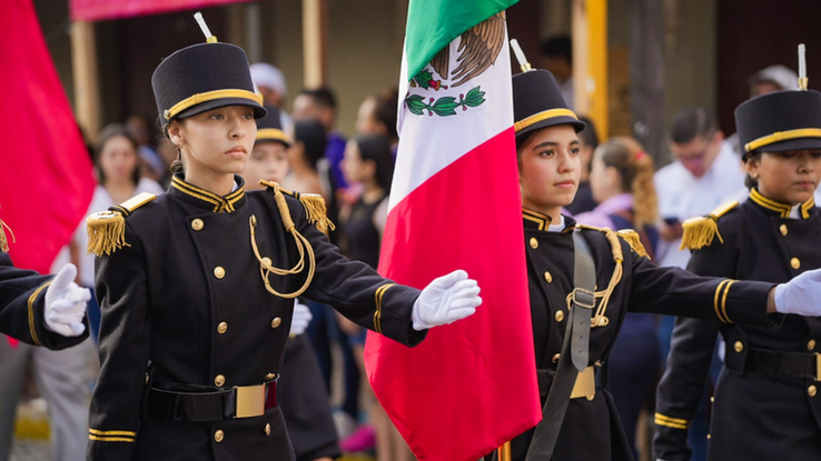 En VdeA participaron 2 mil 100 en Desfile de Independencia