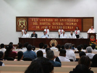 Conmemoran XXIV aniversario del Hospital General de Tecomán