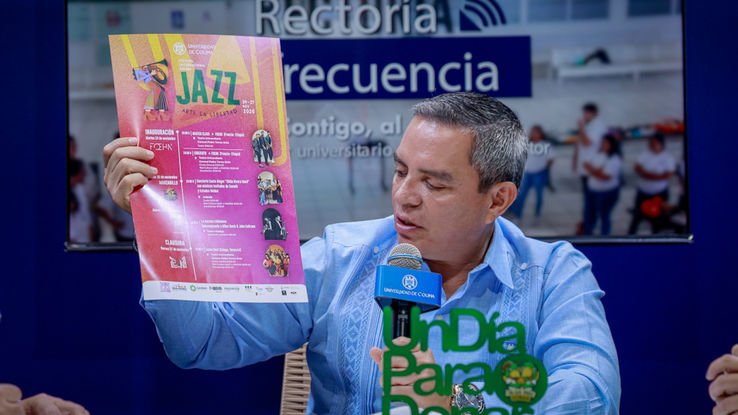 Anuncia rector Festival Internacional Colima Jazz 2026 en Colima y Manzanillo