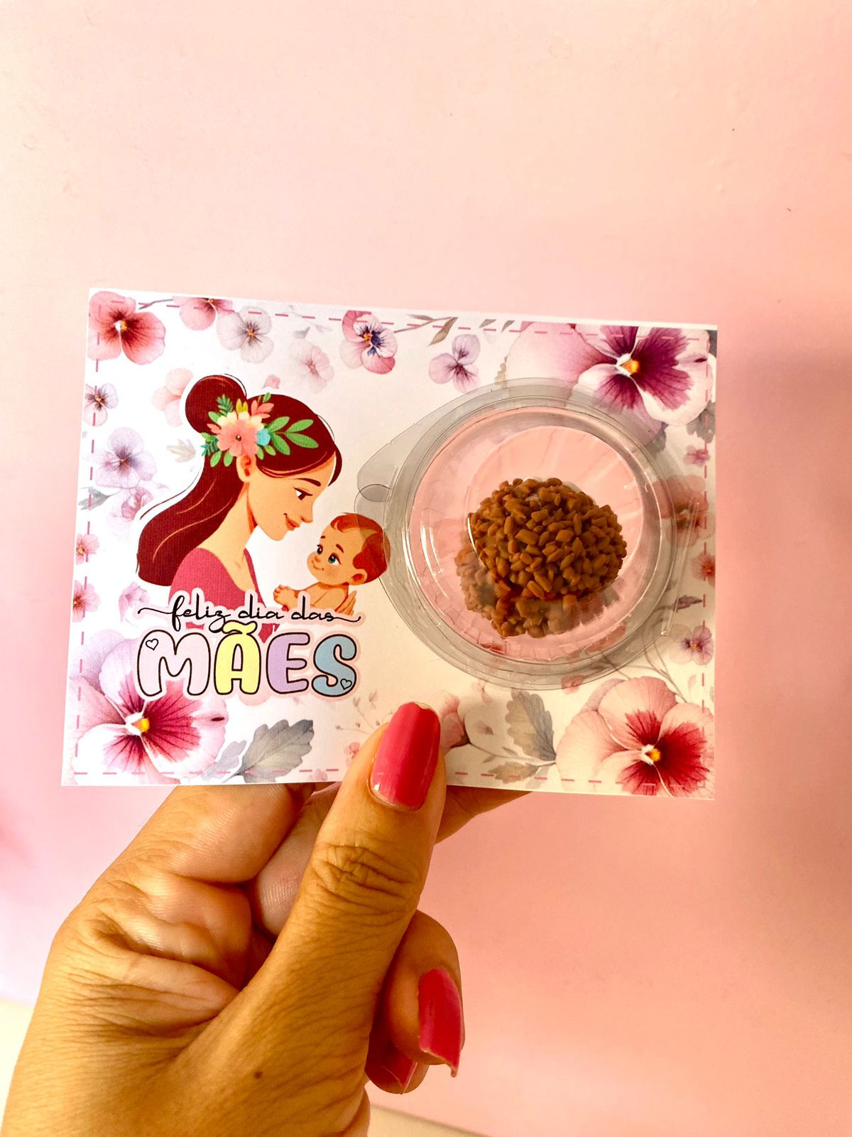 Card para Blister dia das Mães