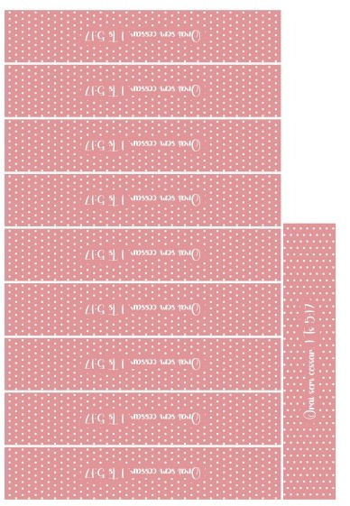 Miniatura: Kit card e adesivo para caneta/lápis mulher que ora rosa