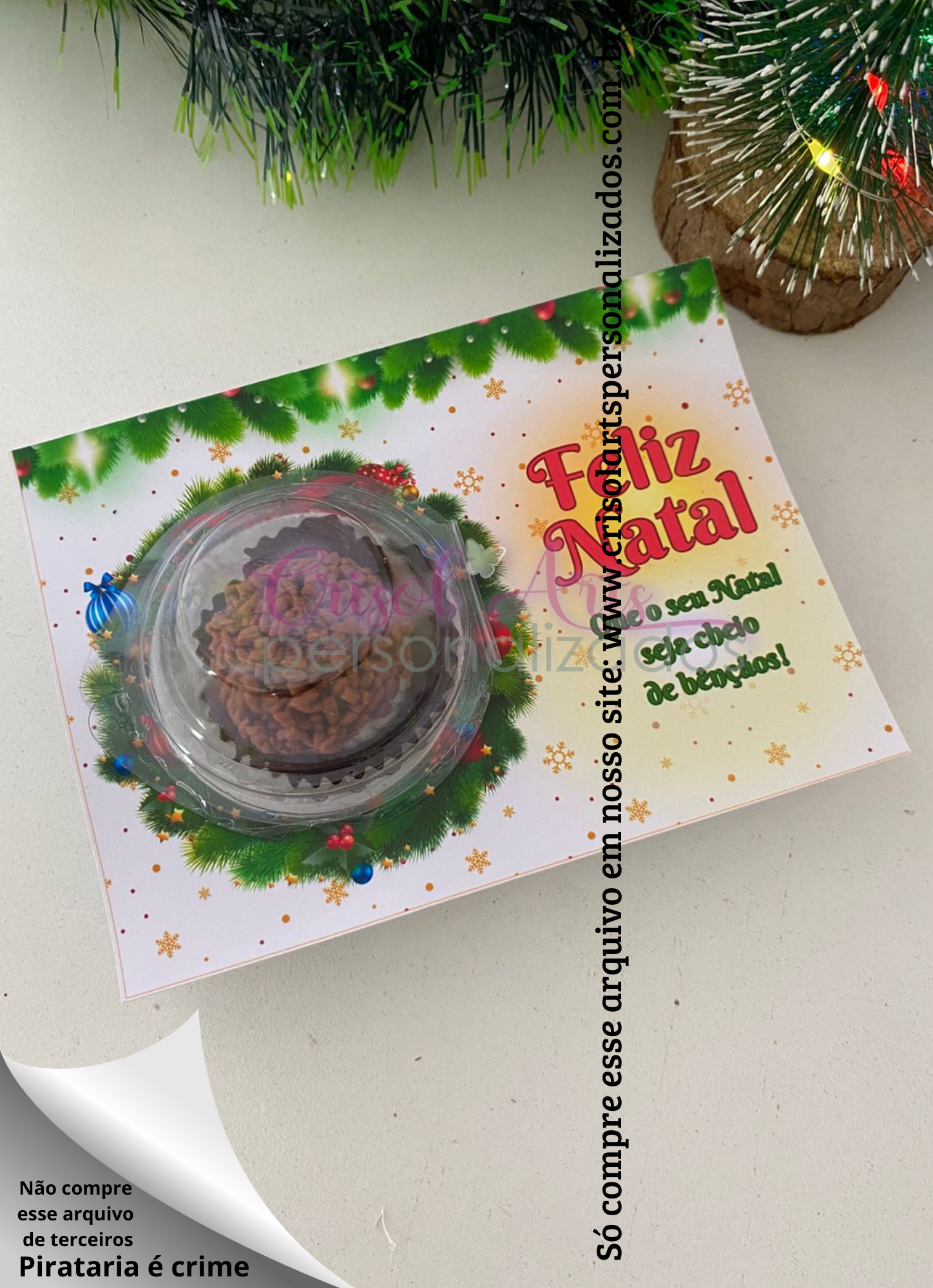 Card blister de  Natal