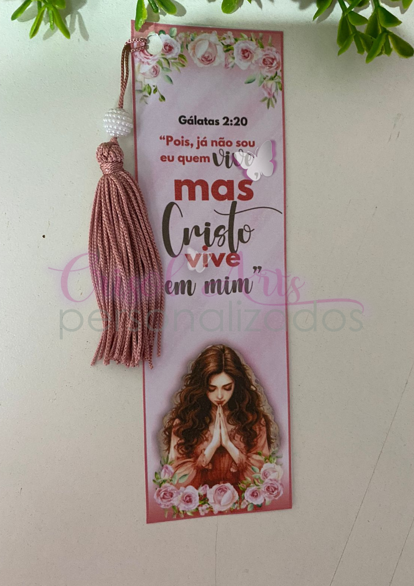 Marcador de página Cristo vive em mim!