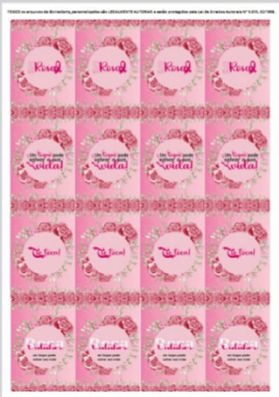 Miniatura: Kit de tags Outubro Rosa