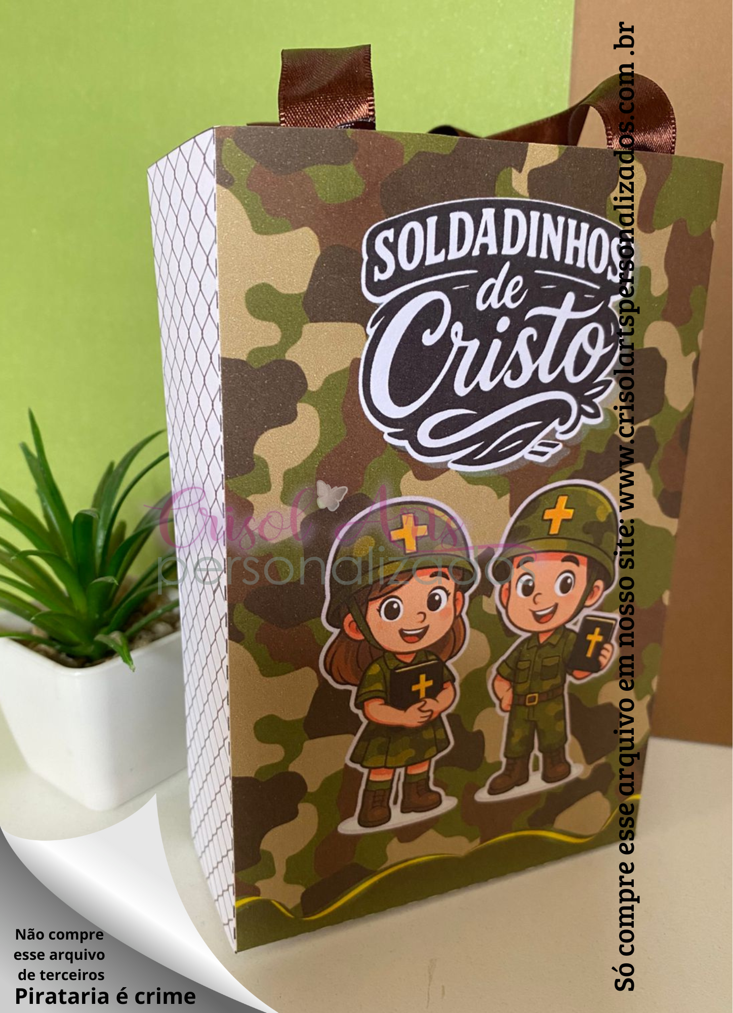 Sacolinha Soldadinho de Cristo