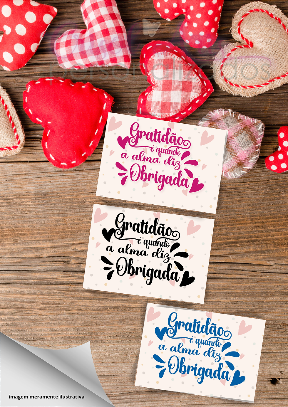 Kit de Tags Gratidão