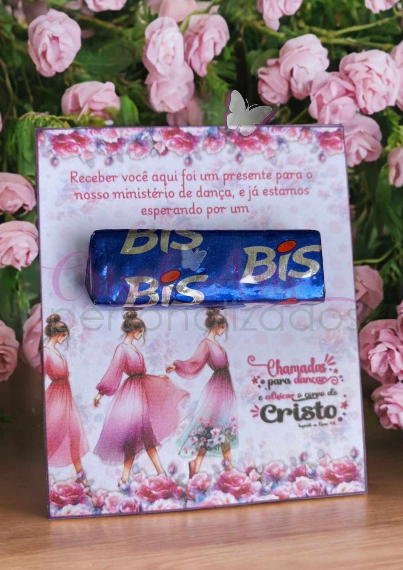 Card visitante para Bis Chamadas para Dançar