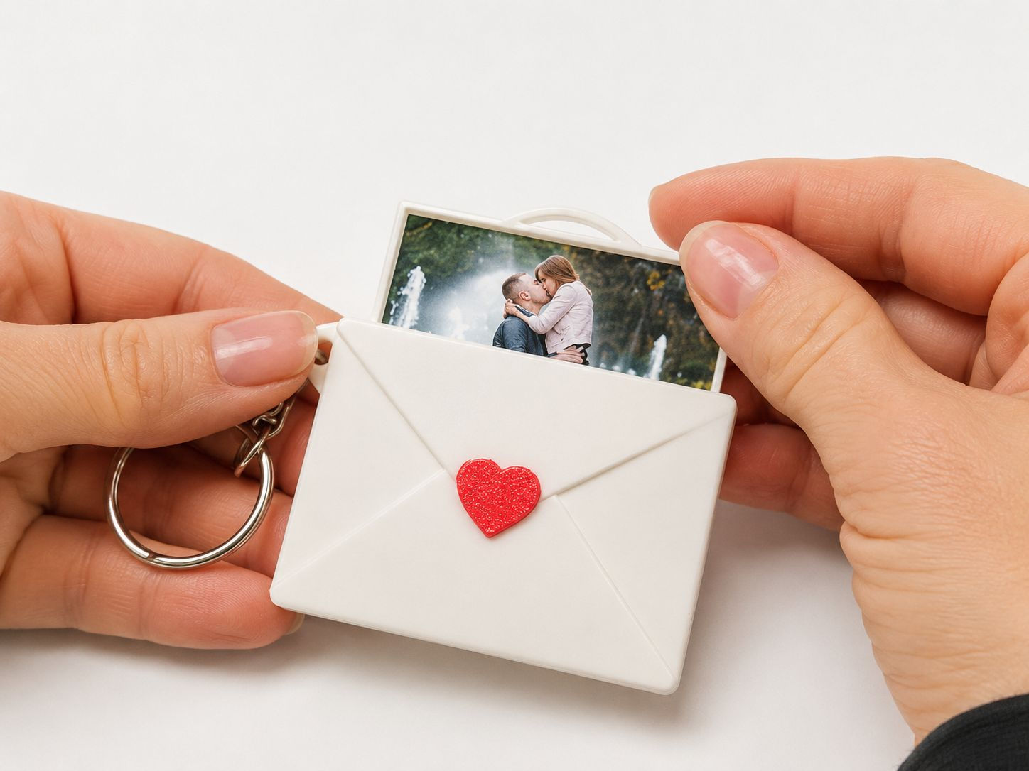 Chaveiro Cartinha de Amor Personalizado