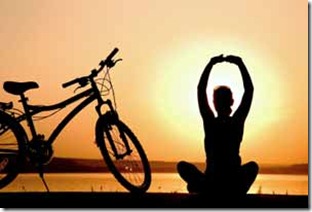 yoga and cycle