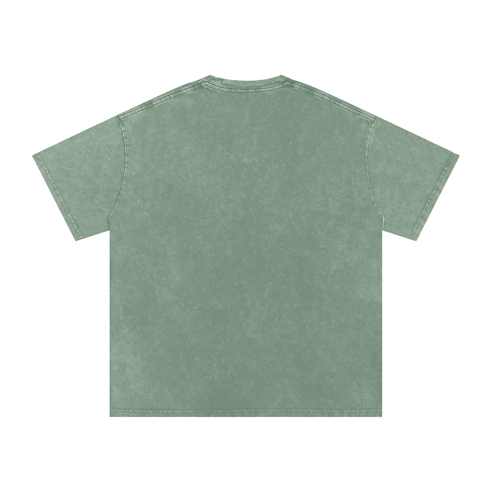 Thumbnail: REBORN Series: Eagle Snow Washed Oversized Cotton T-Shirt