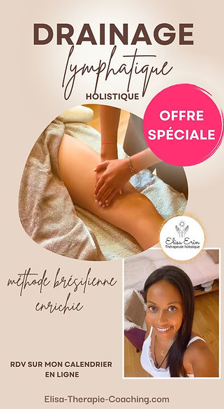 offre drainage lymphatique paris 5eme massage offert Elisa Erin