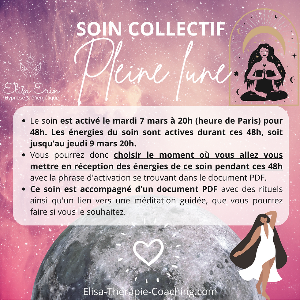 Miniature : Soin collectif pour la pleine lune de mars 2023
