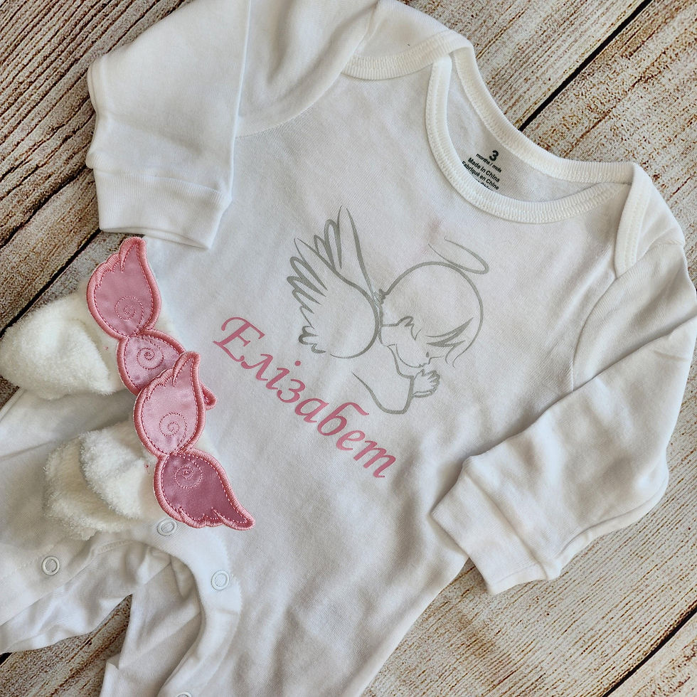 Thumbnail: Baptism Outfit with wings