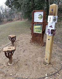 le refuge des ophrys du parcours "sur les épaules du Géant de Crussol"