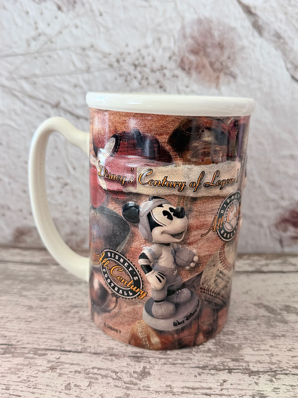 Thumbnail: Vintage Walt Disney World "Century of Legends" Mickey Mouse 3D Embossed Coffee M