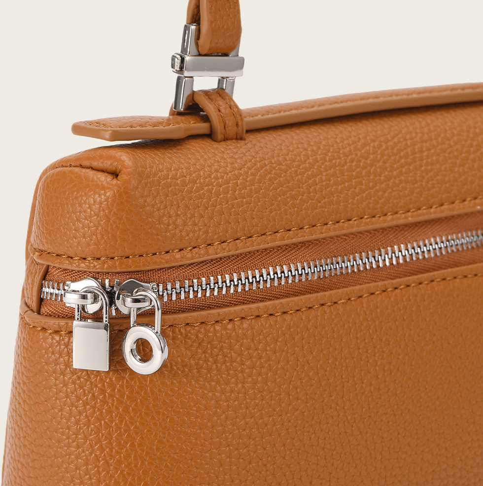 Thumbnail: Chantelle Crossbody Bag - Tan Pebble