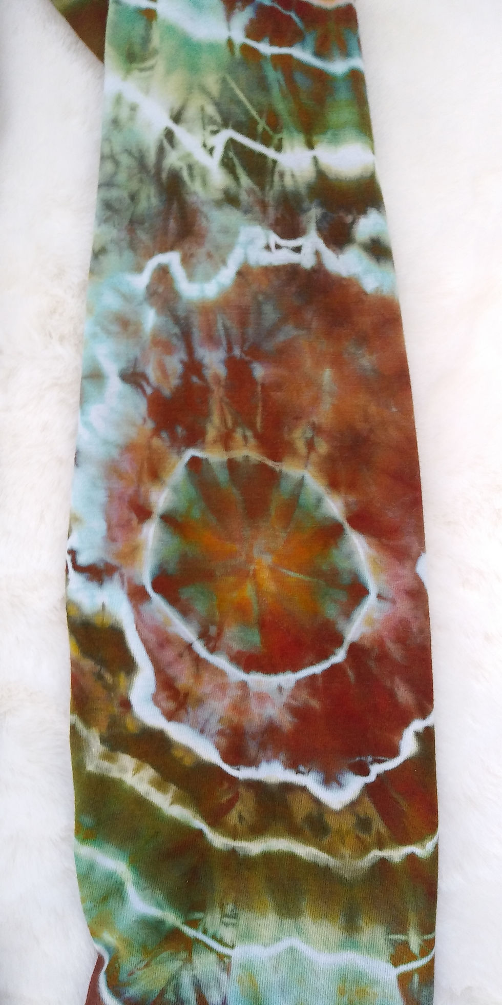 Thumbnail: Small Geode Tie Dye Wrap Tie Crop Top