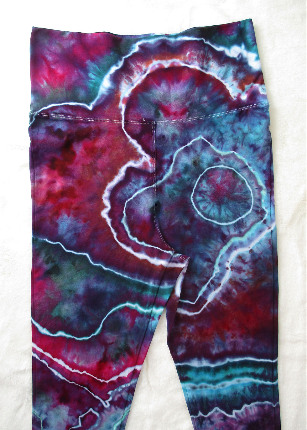 Thumbnail: Large Geode Tie Dye Crop Top & Leggings Set